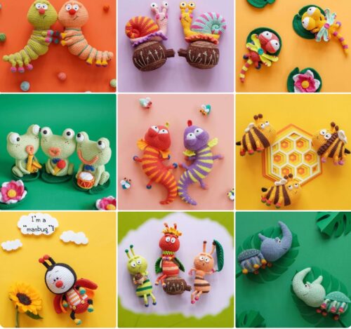 آموزش بافتنی فانتزی با قلاب